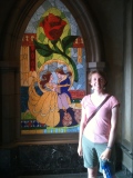 Um, dream come true? At Belle and Beast's castle.