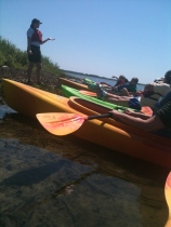 My "bro" Erin giving a brilliant kayak program 